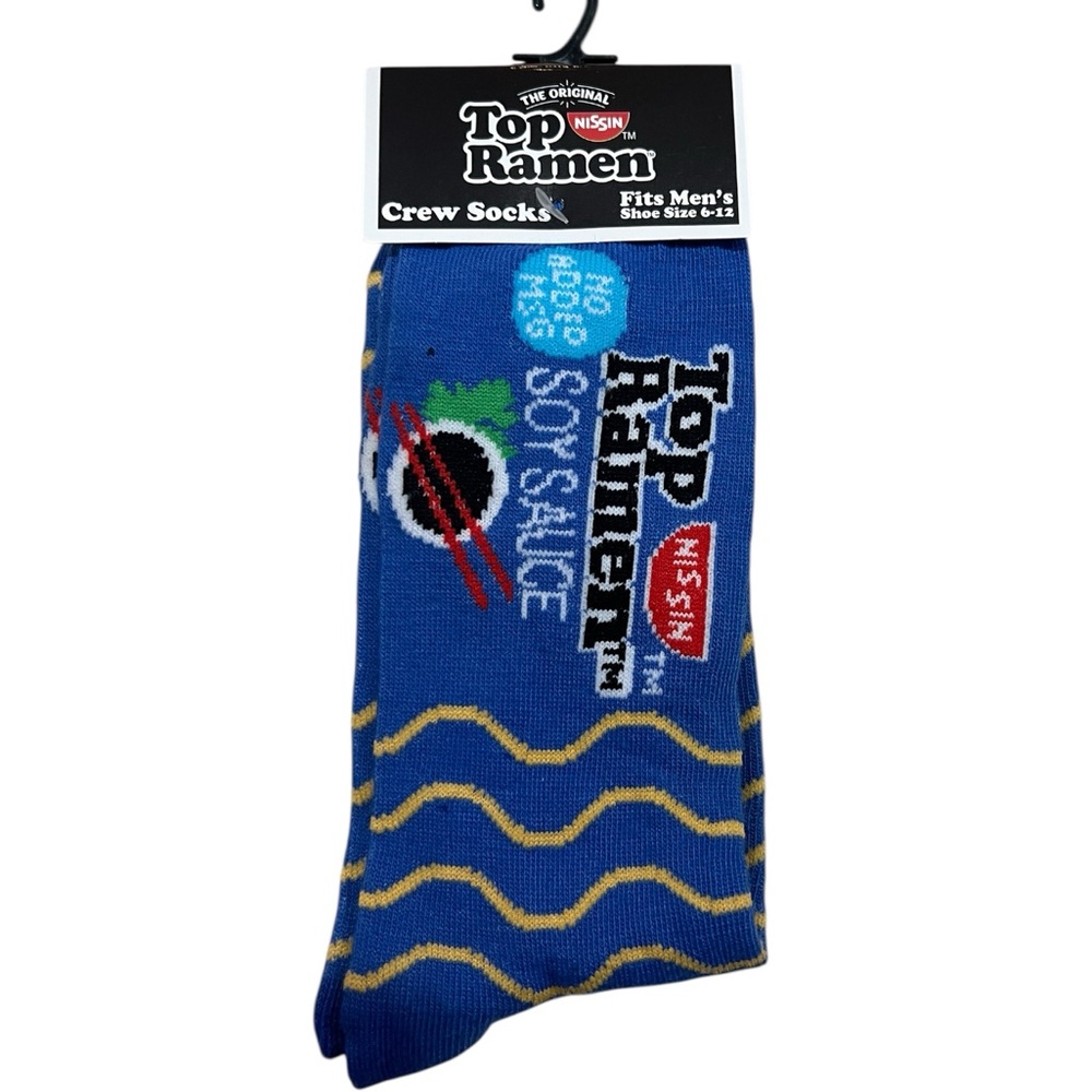 Top Ramen Soy Sauce Crew Socks Size 6-12